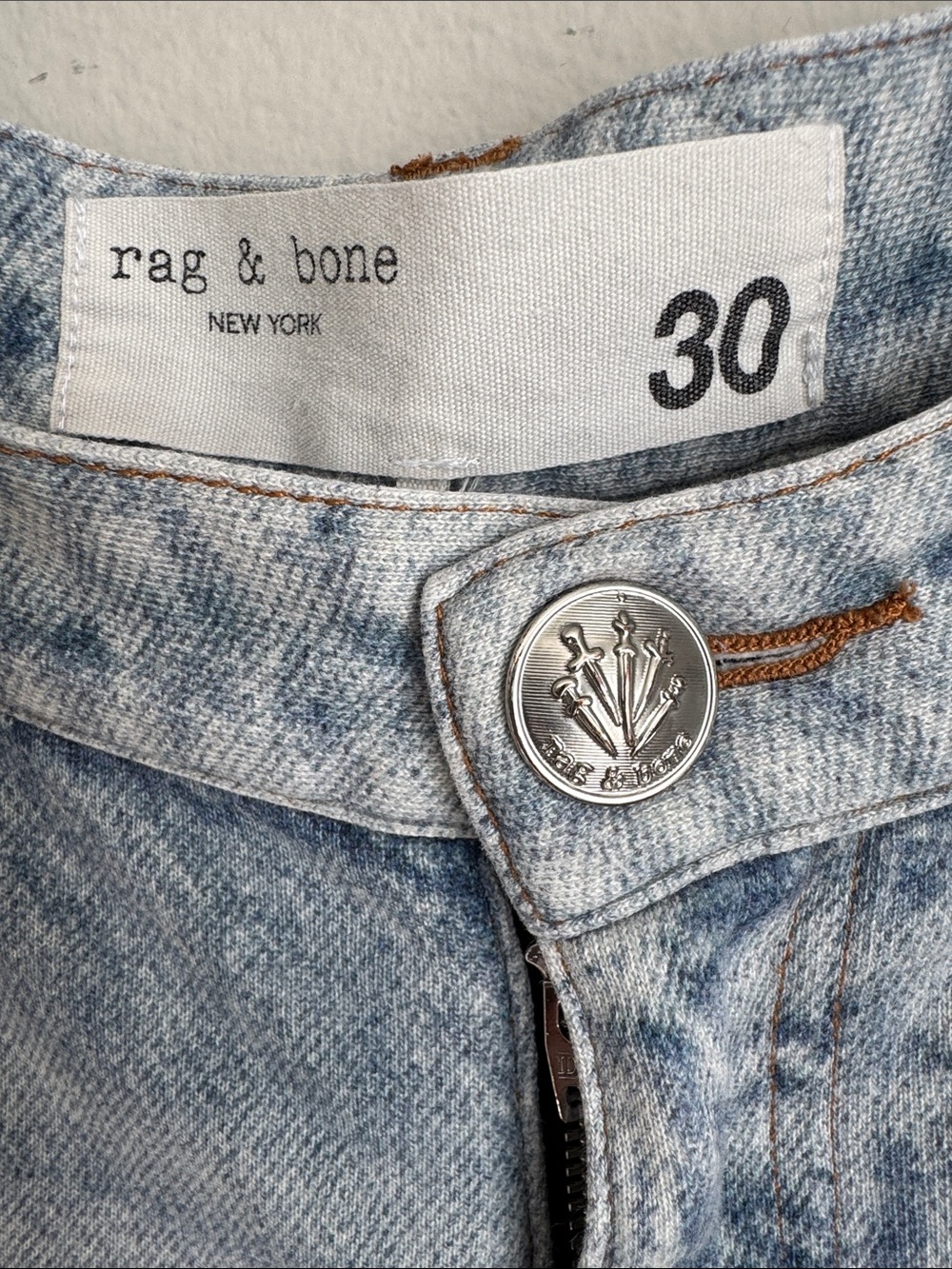 Rag & Bone Miramar Sofie Ankle-Length Pant Faux Denim Pants Size 30 - Picture 8 of 16